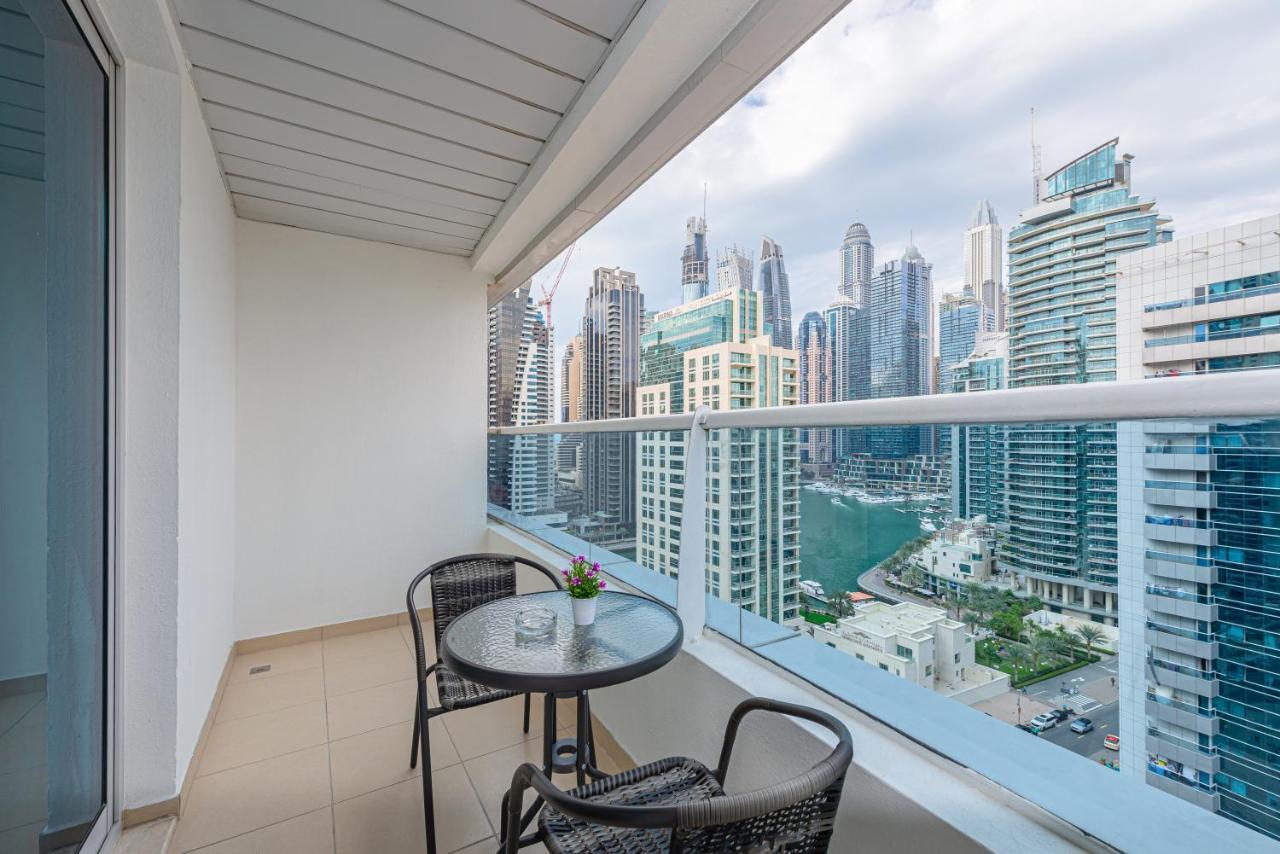 Marco Polo - 1Br With Marina Views, Near Metro & Marina Mall Apartment ดูไบ ภายนอก รูปภาพ